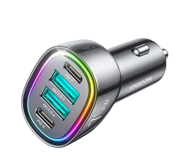 JoyRoom ładowarka samochodowa 70W z 4 portami: 2 x USB C, 2 x USB 6956116701802 - 1284825 - zdjęcie